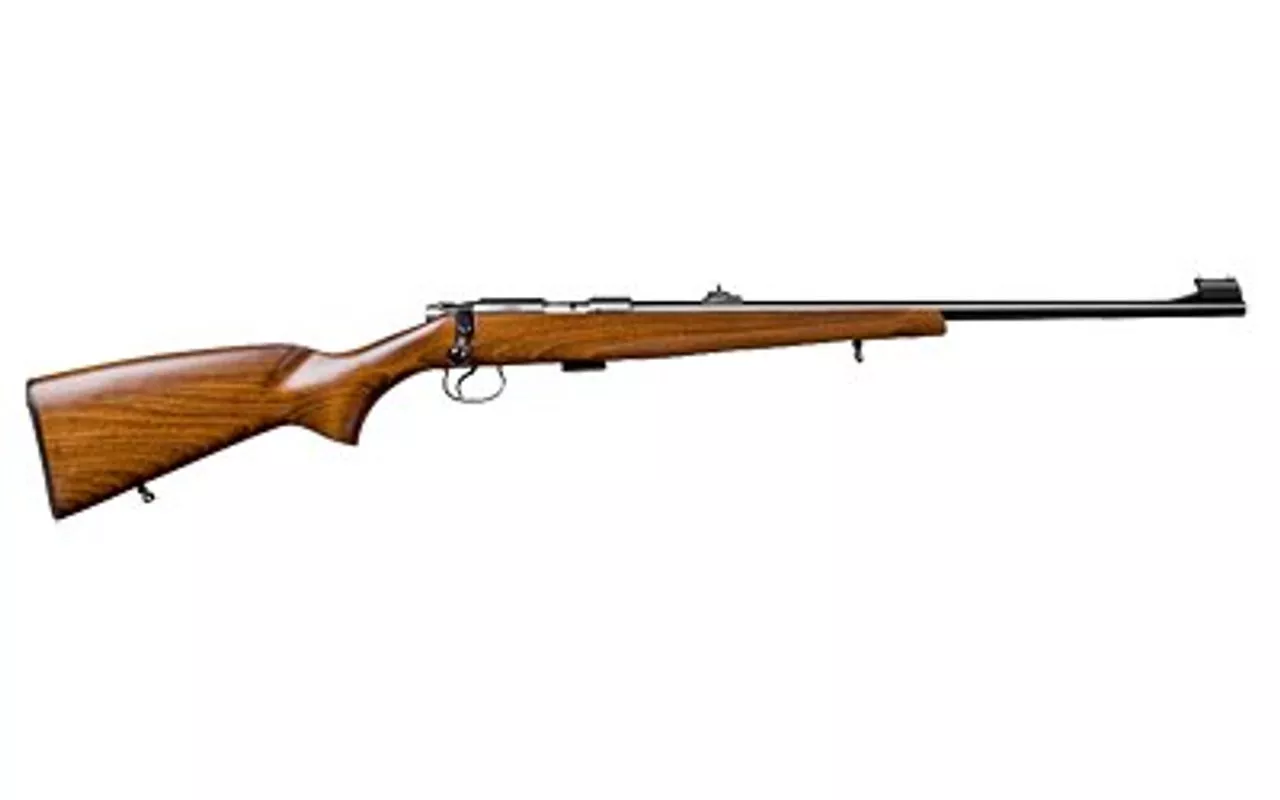 CZ 455 Standard, .22 LR, 20.6″ Barrel, 5rd, Blued, Beechwood Stock