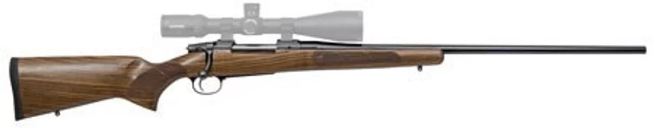 CZ, 557 American, Bolt Action, 243 Win, 20.5″ Cold Hammer Forged Barrel, Black, Walnut Stock, 5 Rounds, Detachable Magazine