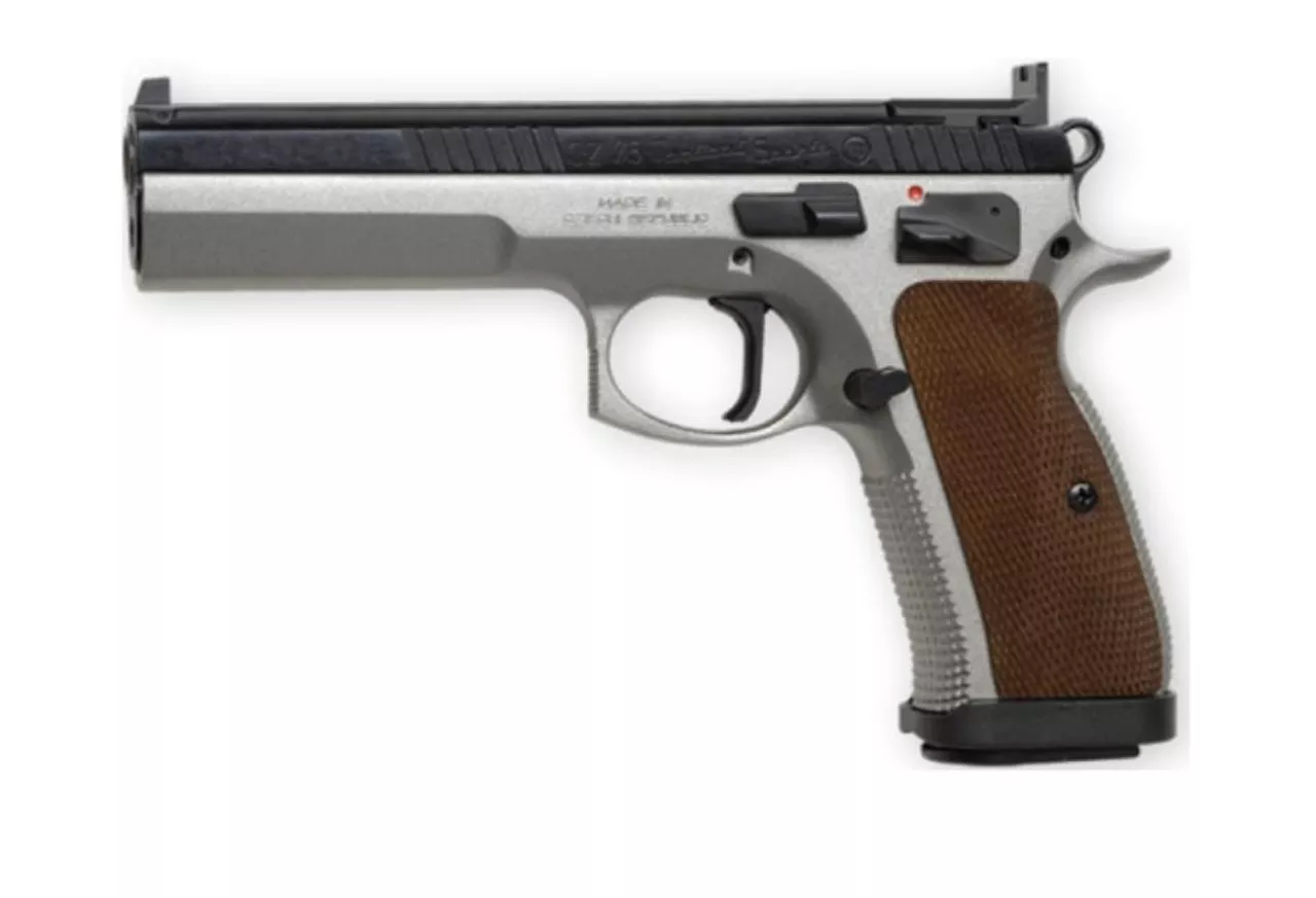 CZ 75 Tactical Sport 9mm, 5.4″,, , Two Tone, 10 rd