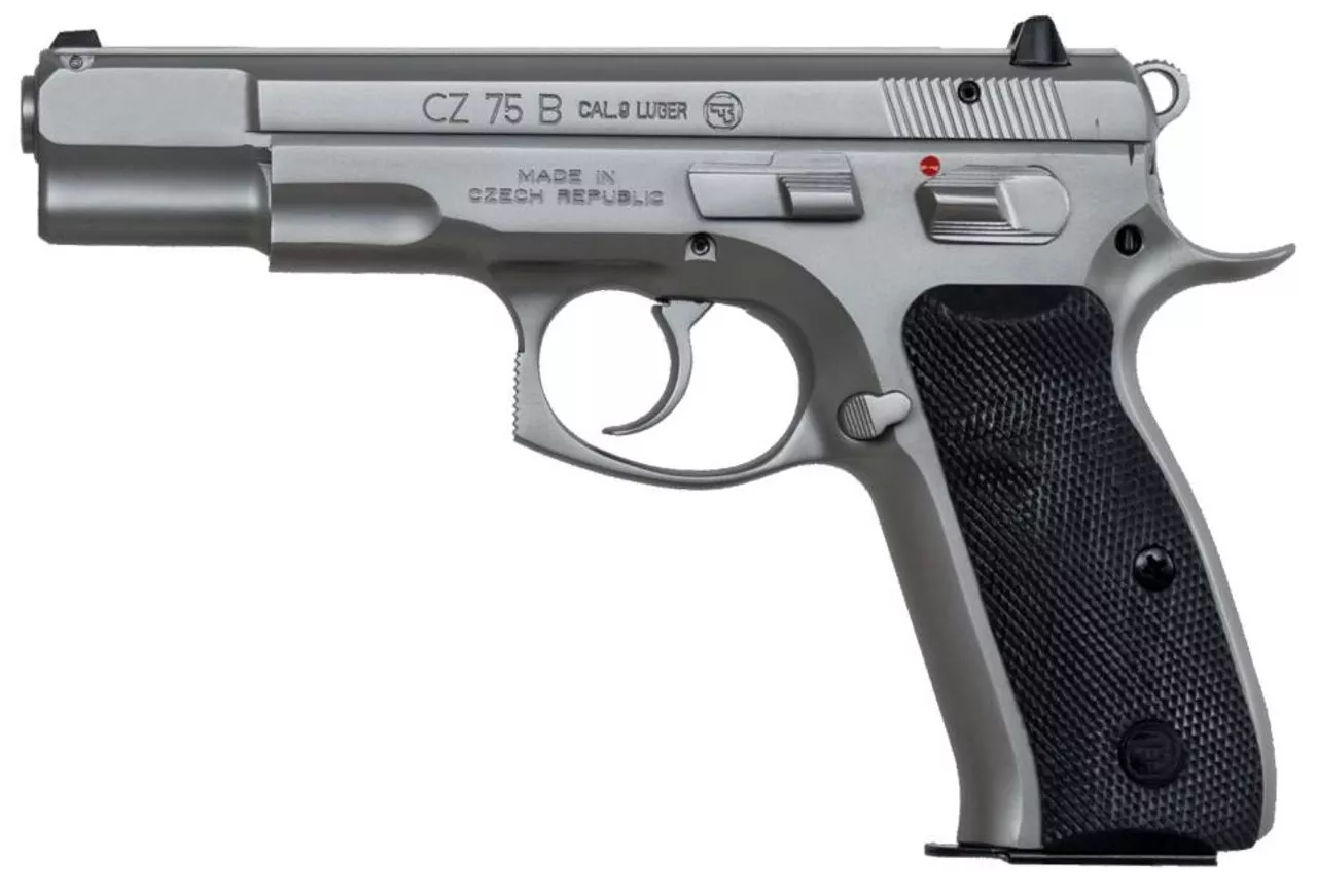 CZ 75B 9mm Stainless Steel Matte Finish 16 Round Mag