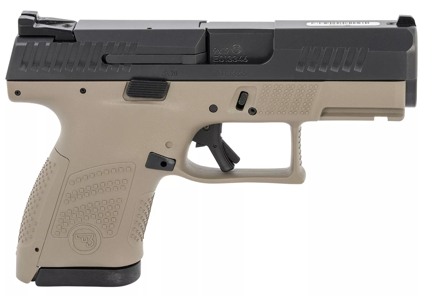 CZ P-10 S Subcompact 9mm Pistol Flat Dark Earth with 10 Round Magazines