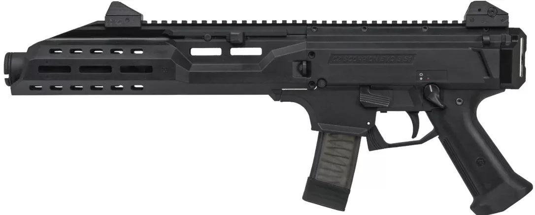 CZ Scorpion EVO 3 9mm Pistol, 7.72″ – BLK