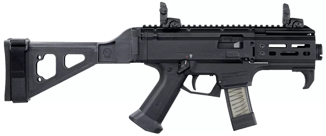 CZ Scorpion EVO3 S2 Micro 9mm Tactical Pistol with Folding Arm Brace