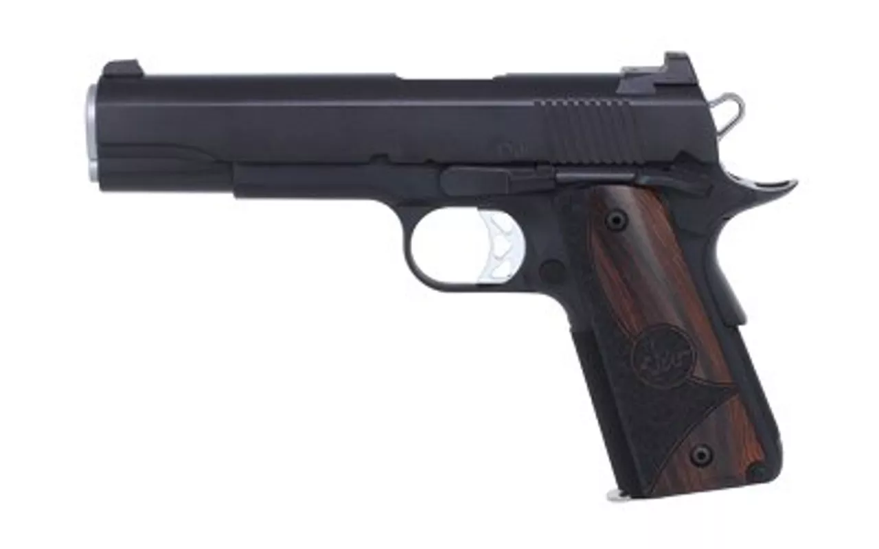 Dan Wesson 1911 Vigil Single 45 ACP 5″ Barrel Wood Grip 8rd Mag