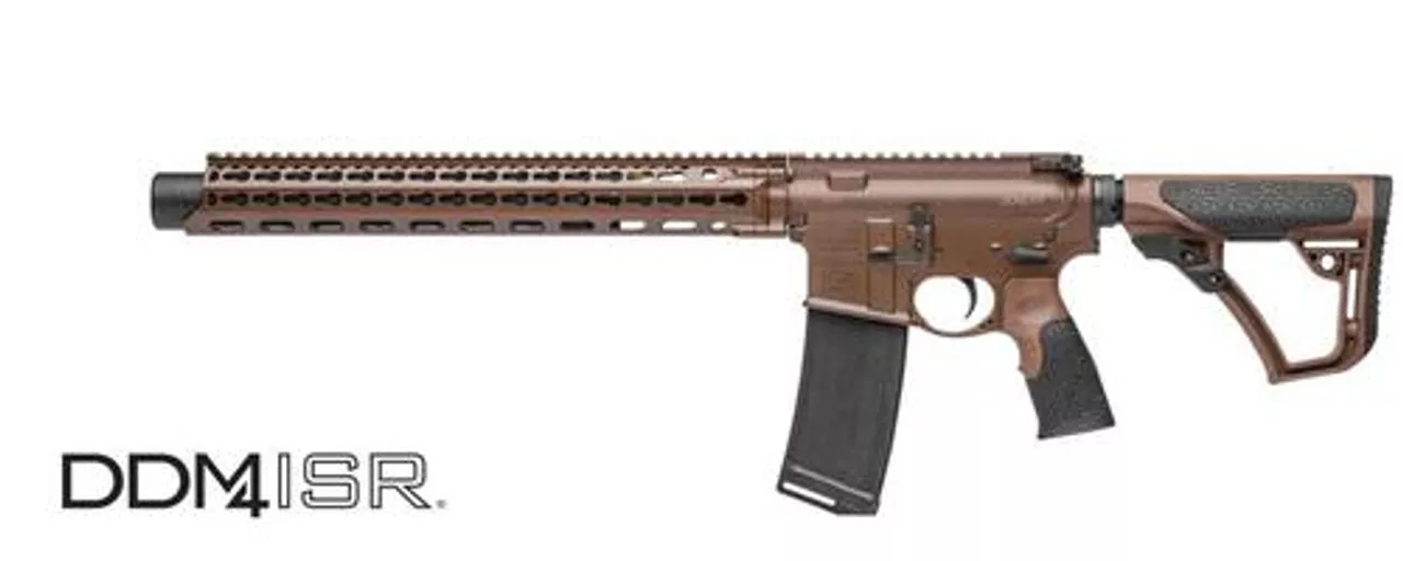Daniel Defense DDM4 ISR 300 Blackout 16″ Integral Suppressor Milspec+ Dark Brown