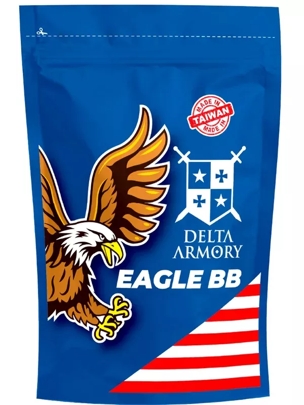 Delta Armory 0.30g Tracer BIO EAGLE™ BBs; 1KG Bag