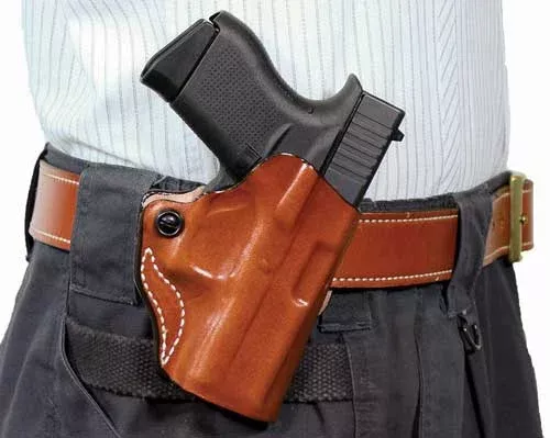 Desantis DESANTIS MINI SCABBARD HOLSTER RH OWB LEATHER TAURUS TX22 TAN