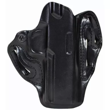 DeSantis Speed Scabbard OWB Holster Right Hand S&W J Frame Leather Black