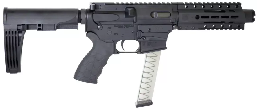 Diamondback DB9R Pistol 9mm 4.5″ Barrel – Tailhook Mod2 Brace
