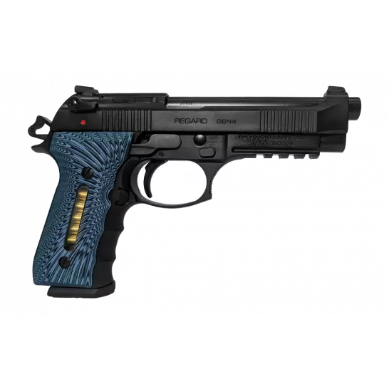 EAA Girsan Regard Sport Gen 4 9mm Pistol, Black/Blue – 390087