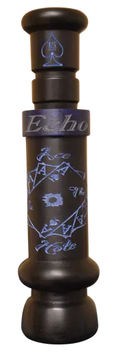 Echo Calls Ace in the Hole 2.0 Single Reed Duck Call Matte Black Acrylic