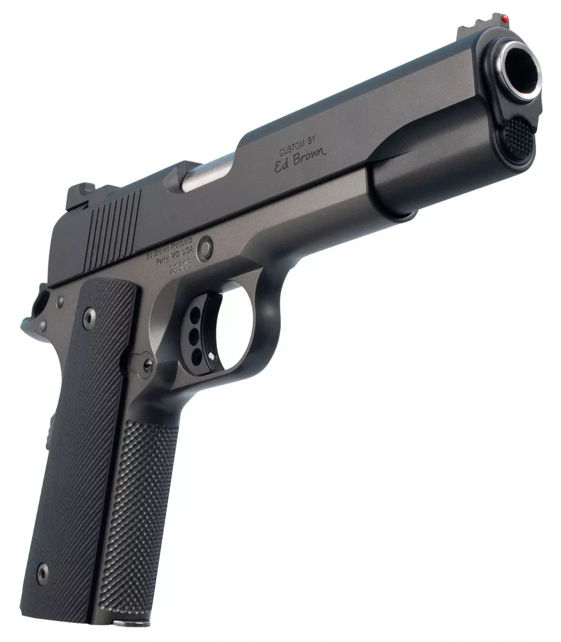 Ed Brown Special Forces Single 45 ACP 5″ Barrel, Black VZ Grip Stealth Gray Gen4 Frame Black Gen4, 7rd