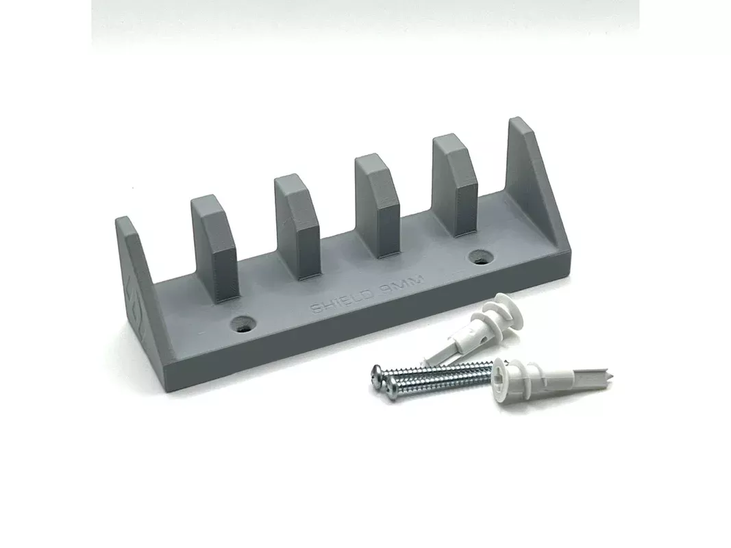 Evolve3D Pistol Magazine Wall Mount, Glock, Springfield, Sig, S&W, +more, Grey