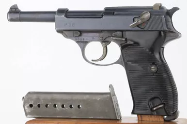 Excellent,End-of-War AC 45 Walther P.38 - Czech FNH Barrel