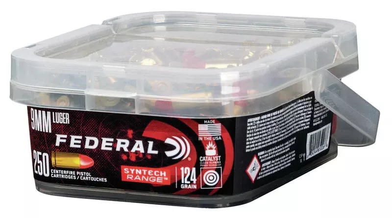 Federal 9mm Luger 124 GR Total Syntech Jacket Round Nose – 250RD