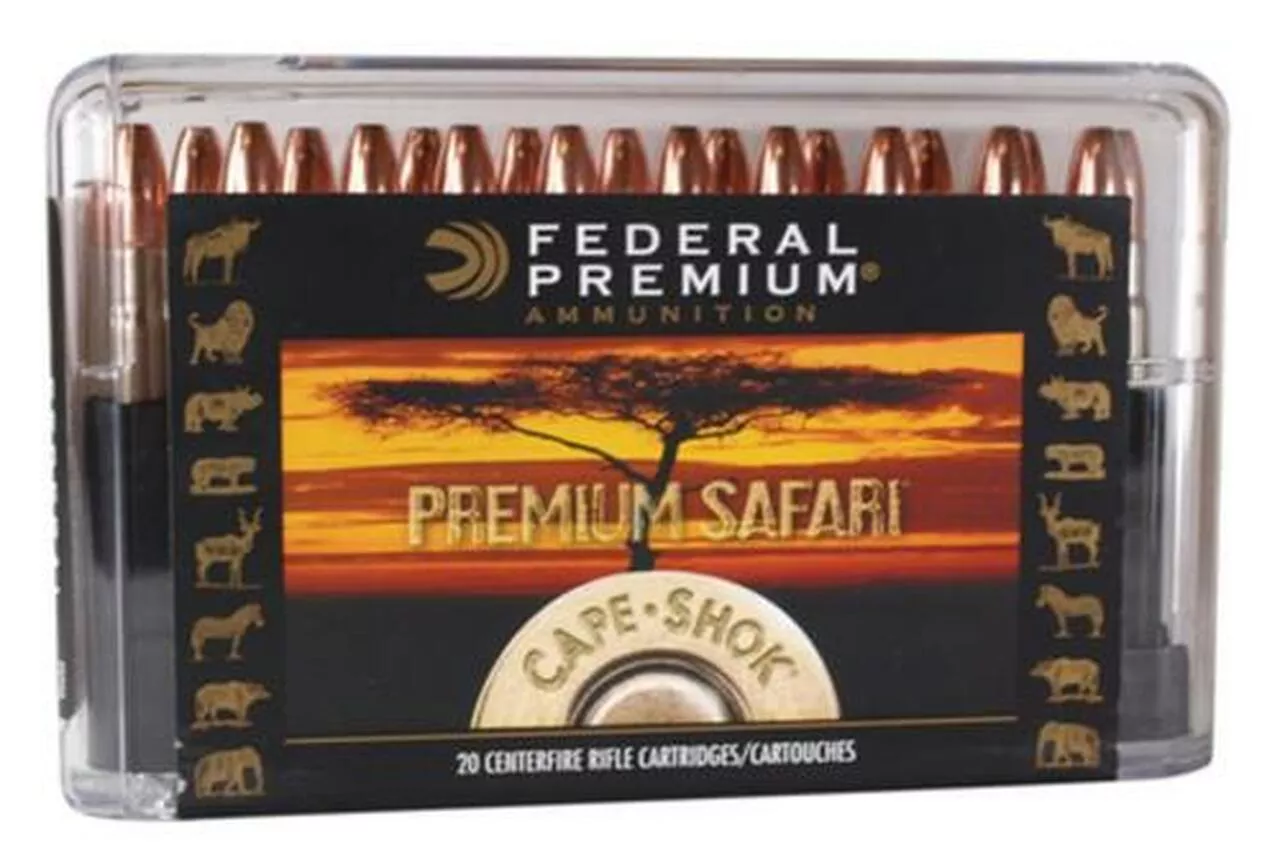 Federal Cape-Shok .458 Winchester Magnum 500gr, Barnes Banded Solid, 20rd Box