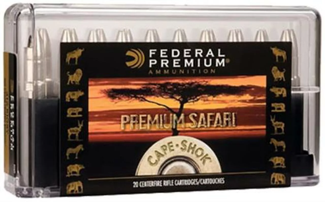 Federal Cape-Shok 458 Winchester Magnum TSX 500gr, 20Box/10Case