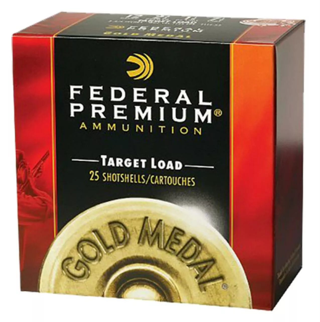 Federal Competition Gold Medal Plastic 12 Ga, 2.75″, 1-1/8oz, 8 Shot, 250rd/Case
