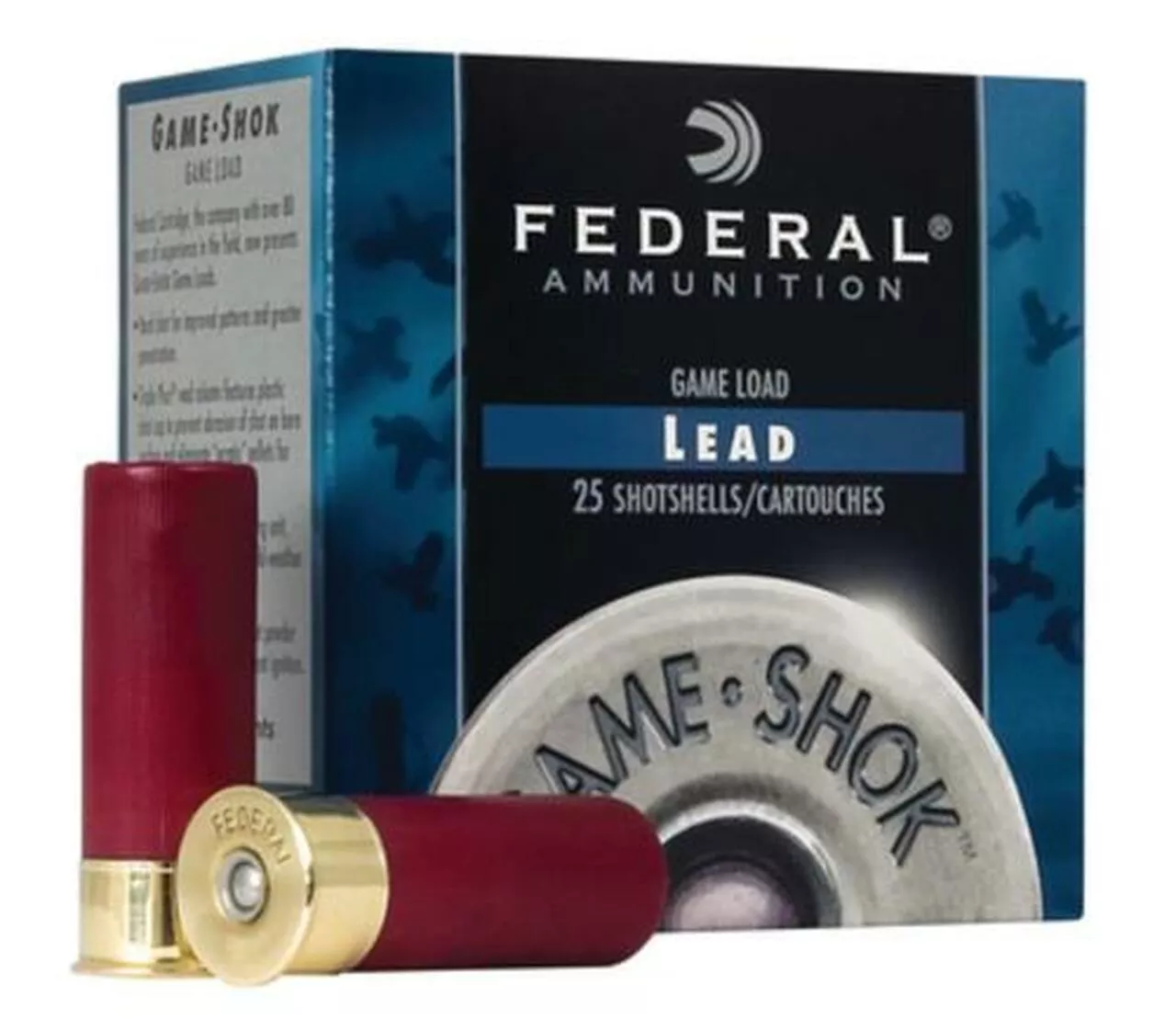 Federal Game Shok High Brass Lead 20 Ga, 2.75″, 1oz, 5 Shot, 25rd/Box