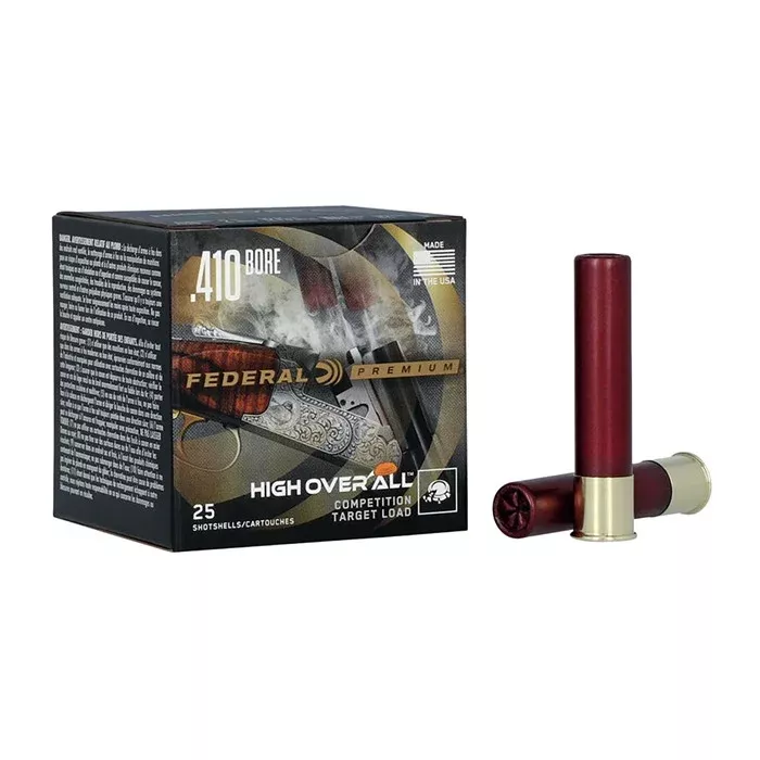 Federal HOA41085 Premium High Over All 410 Gauge 2.50″ 1/2 oz 8.5 Shot 25 Per Box/ 10 Case