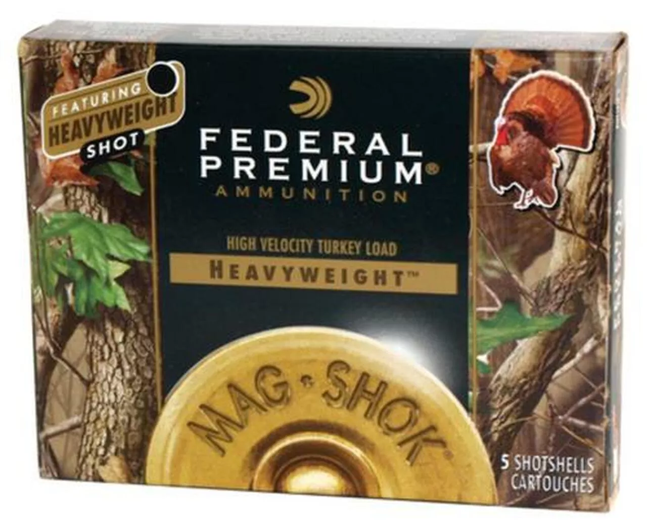 Federal Mag-Shok Heavyweight Turkey Load 12 Ga, 3.5″, 1300 FPS, 1.875oz, 7 Shot 5 Per Box