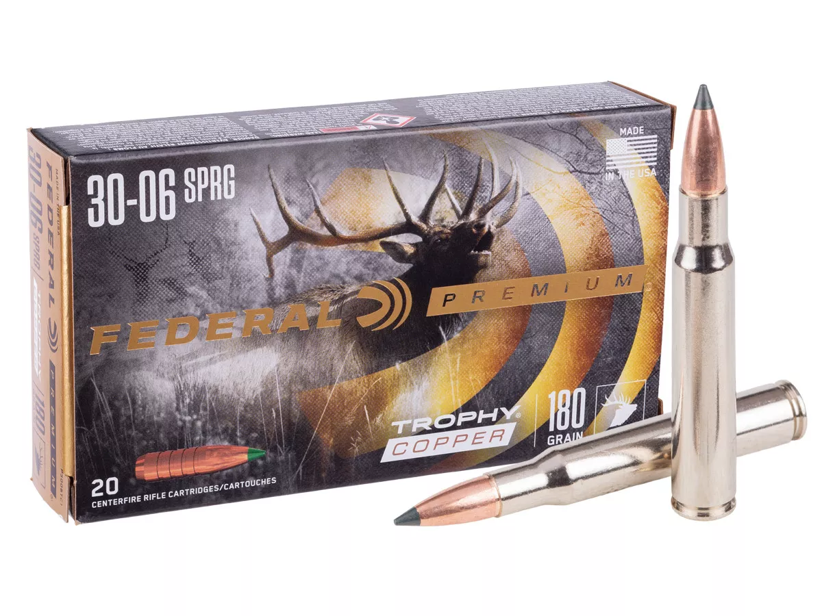 Federal Premium .30-06 Springfield Trophy Copper, 180gr, 20ct