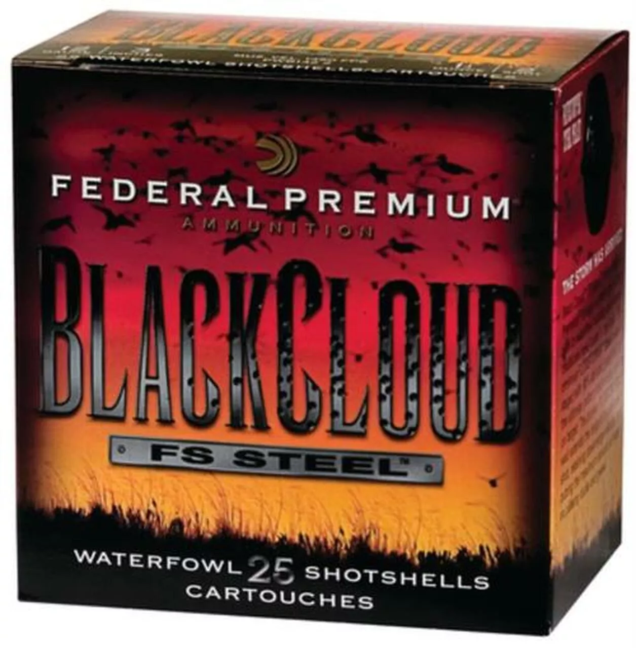 Federal Premium Black Cloud Waterfowl 12 Gauge 3.5 Inch 1500 FPS 1.25 Ounce BB 25 Per Box