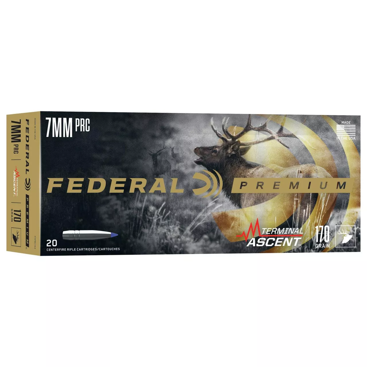 Federal Terminal Ascent 7MM PRC 170 Grain 20 Rnds