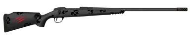 Fierce Firearms Rage Bolt Action Rifle 280 Ackley Improved 24" Carbon Fiber Barrel Black Cerakote Titanium Action Blackout Camo Stock