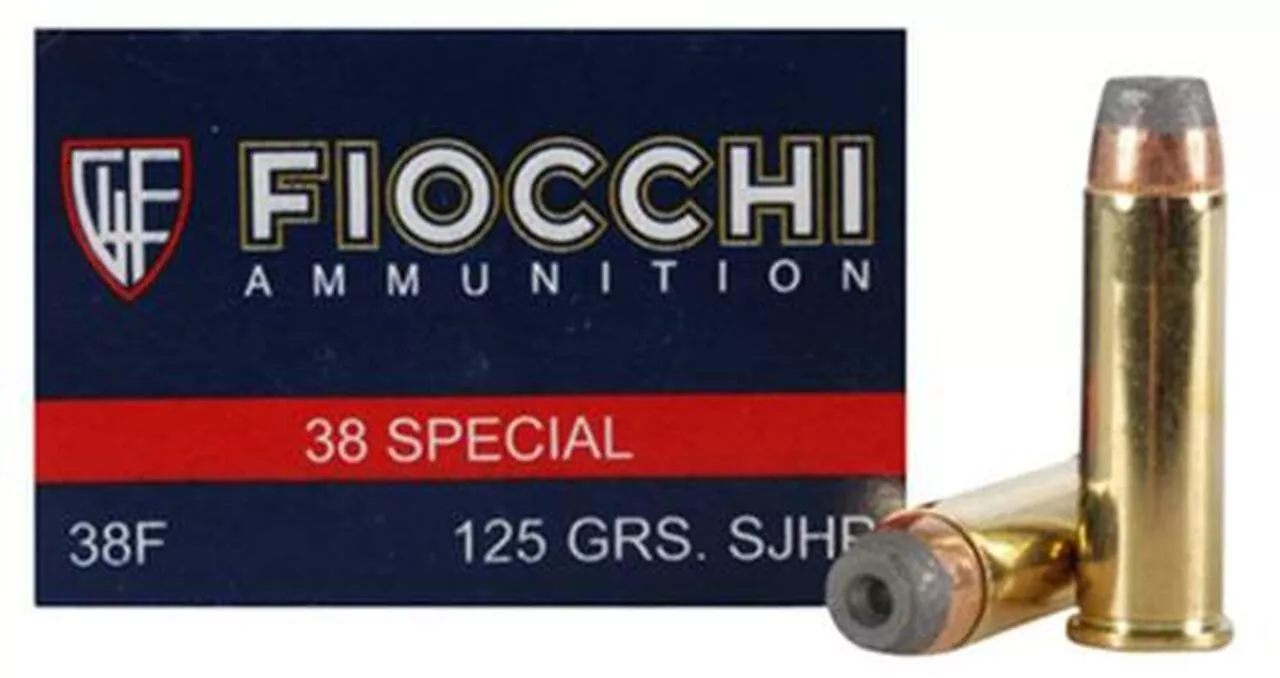 Fiocchi .38 Special, 125 Gr, Complete Metal Jacket, 50rd Box