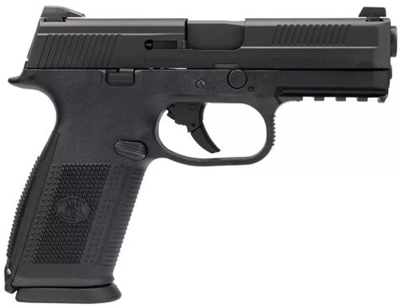 FN FNS40 No Manual Safety Fxd 3 Dot 40S&W 4″ Barrel, 3 Mags Black Poly/Black, 14rd