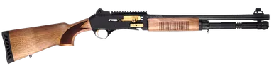 Four Peaks AKSA Arms S4 12 Gauge Shotgun 18.5" Chrome Plated Barrel Wood Stock