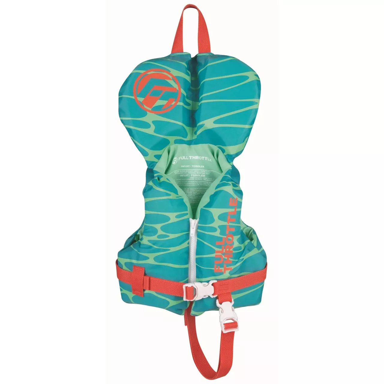 FULL THROTTLE INFANT NYLON LIFE JACKET – AQUA