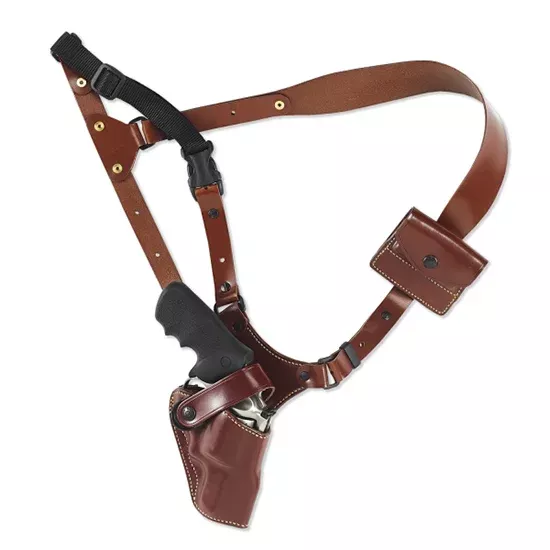 Galco GA228 Great Alaskan Shoulder System 4.6″ Barrel Glock 21 Steerhide Tan