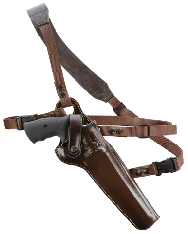 Galco Kodiak Chest Holster Right Hand Ruger Blackhawk 7.50", Freedom Arms 83 7.50" Leather Havana Brown