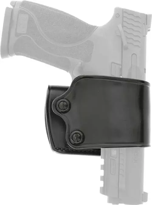 Galco YAQ202B Yaqui Slide RH Beretta 92/96, Taurus 92/99/100/101 Glock 17/19/22/23/26/27/31/32/33/34/35/36 Steerhide Black