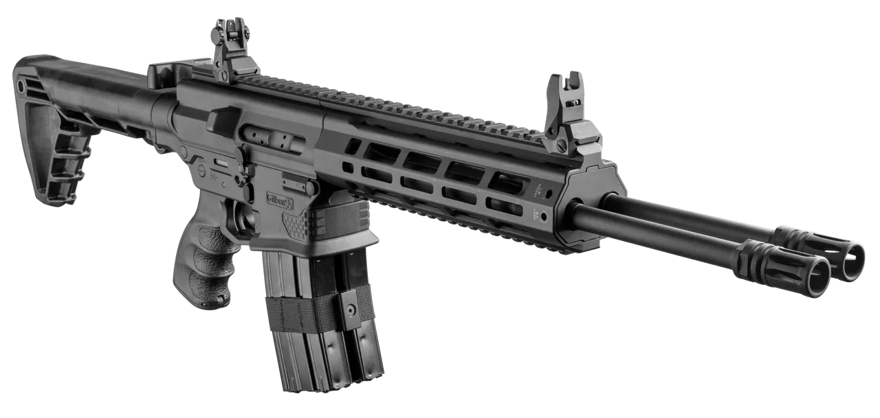 GILBOA DBR Snake Double Barrel AR-15 223/,5.56 NATO 16.50″ Twin Barrel, Black, 30rd Mag