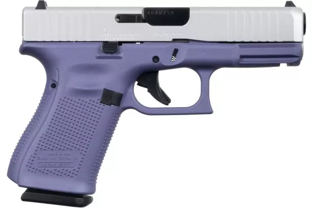 Glock 19 Gen5 Apollo Custom Cerakote Crushed Orchid 9mm Pistol