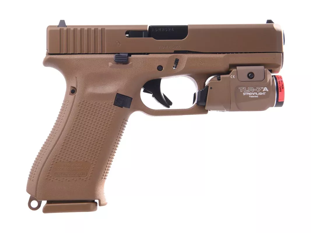 Glock 19X 9mm – Coyote Brown w/ Streamlight TLR-7