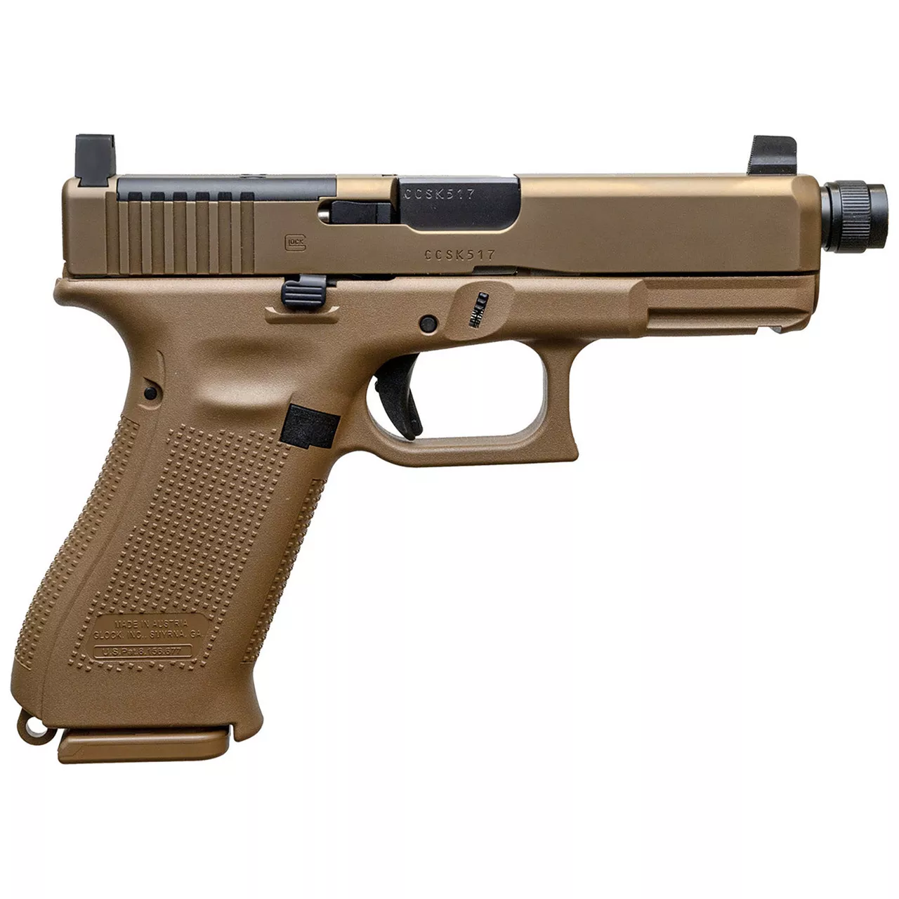 Glock 19X Mos 9MM 4.52″ 19Rd Optic Ready Coyote