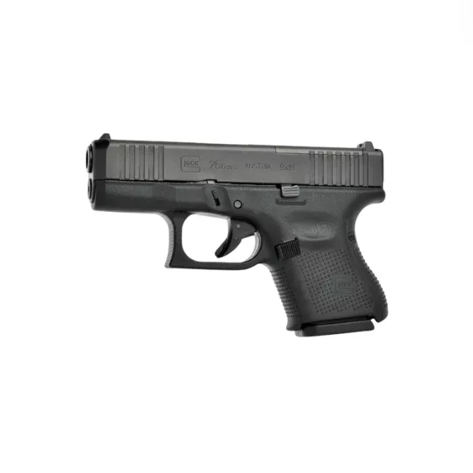 Glock 26 Gen5 MOS 9mm w/ Front Serrations; 10rd Mags