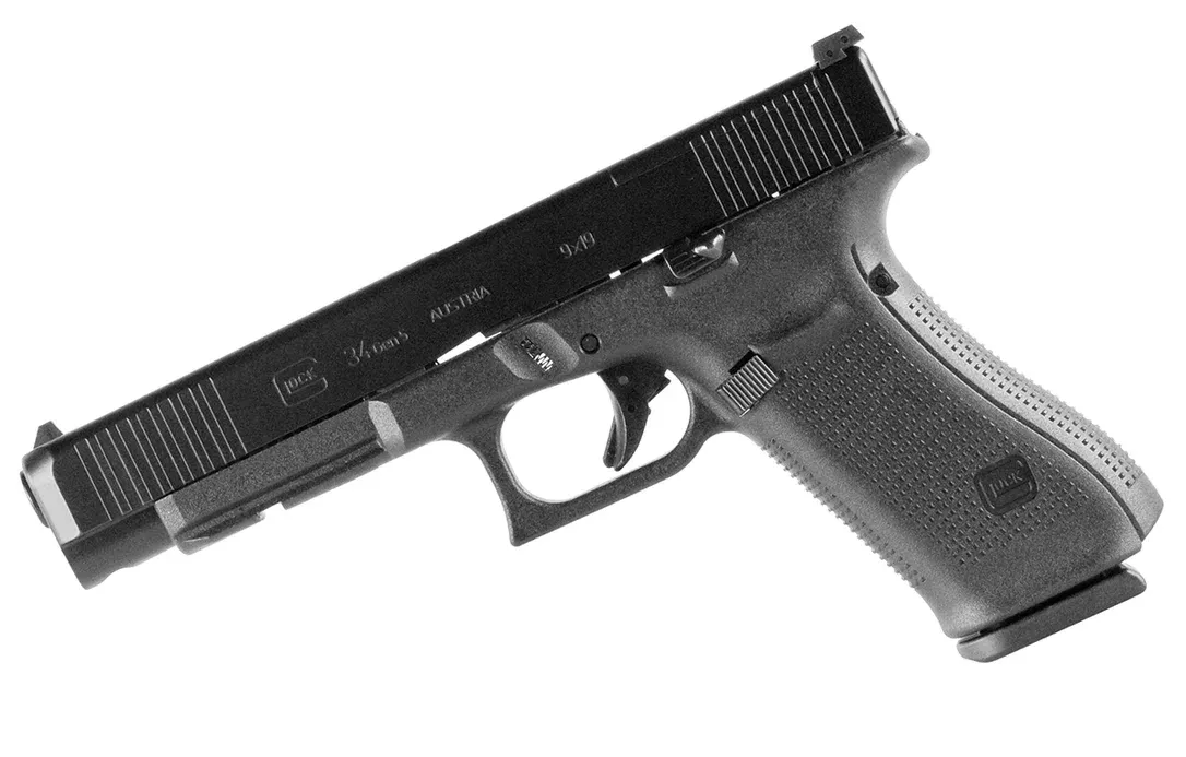 Glock 34 GEN 5 MOS 9mm – Black – Front Serrations