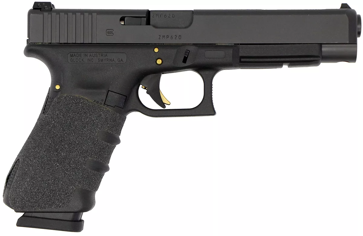 Glock 34 Gen4 9mm Pistol – Used in Good Condition with Box *Pyramid Trigger*