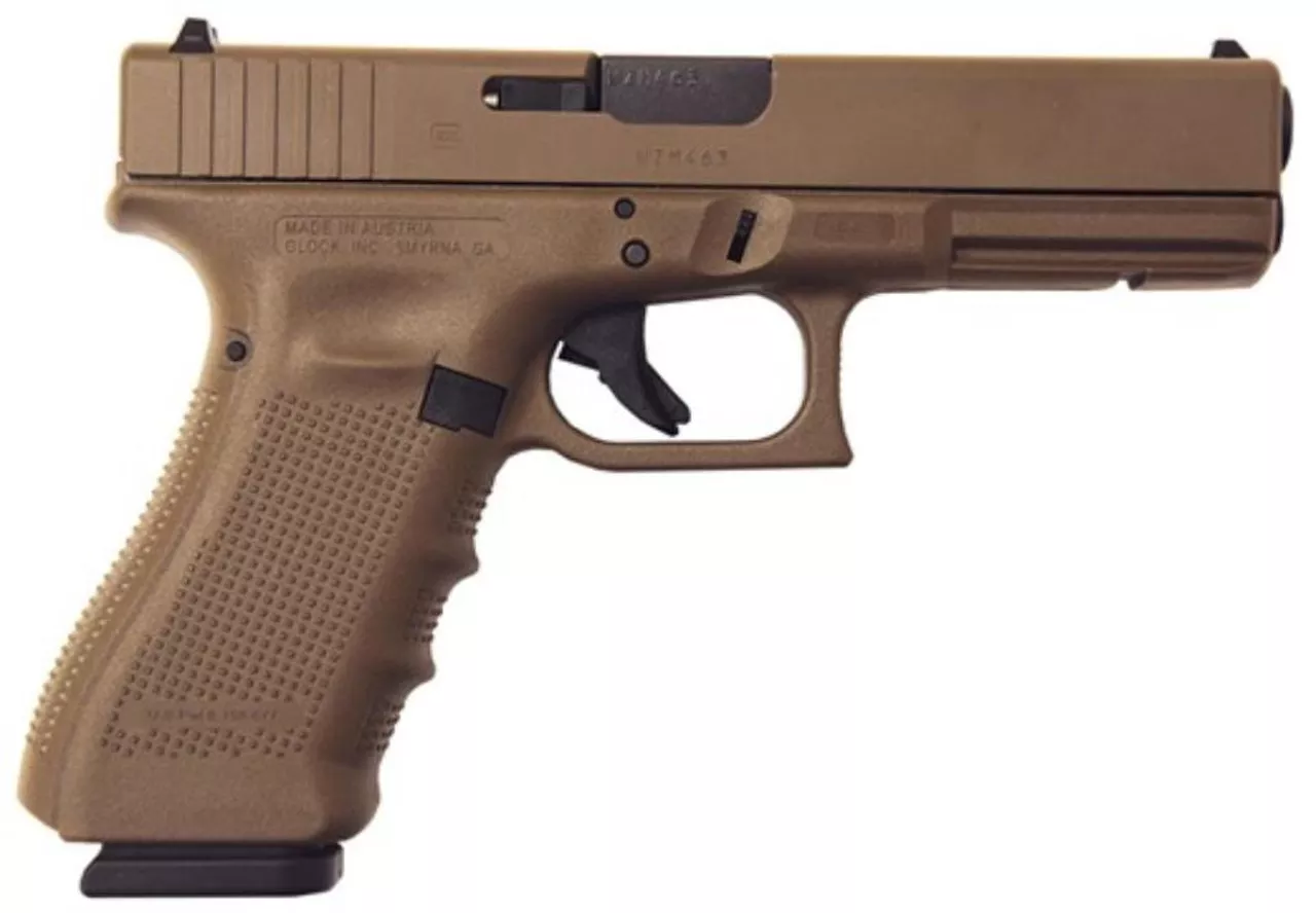 Glock G21, 45ACP Full Flat Dark Earth Cerakote Finish, 13 Rnd Mag