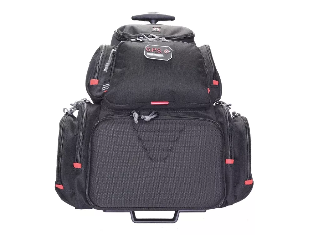 GPS Rolling Handgunner Backpack w/ Cradle, Black