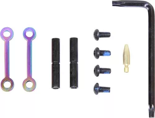 GUNTEC AR15 ANTI-ROTATION TRIGGER/HAMMER PIN SET RAINBOW
