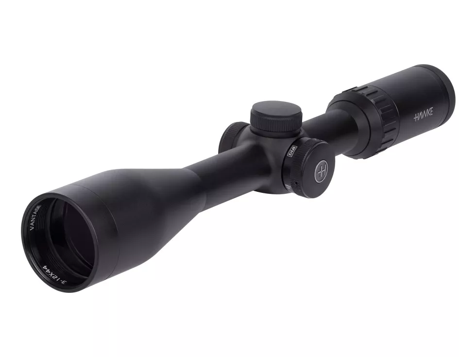Hawke Vantage 3-12×44 AO SF, 1/2 Mil-Dot, 1/4 MOA, 1″