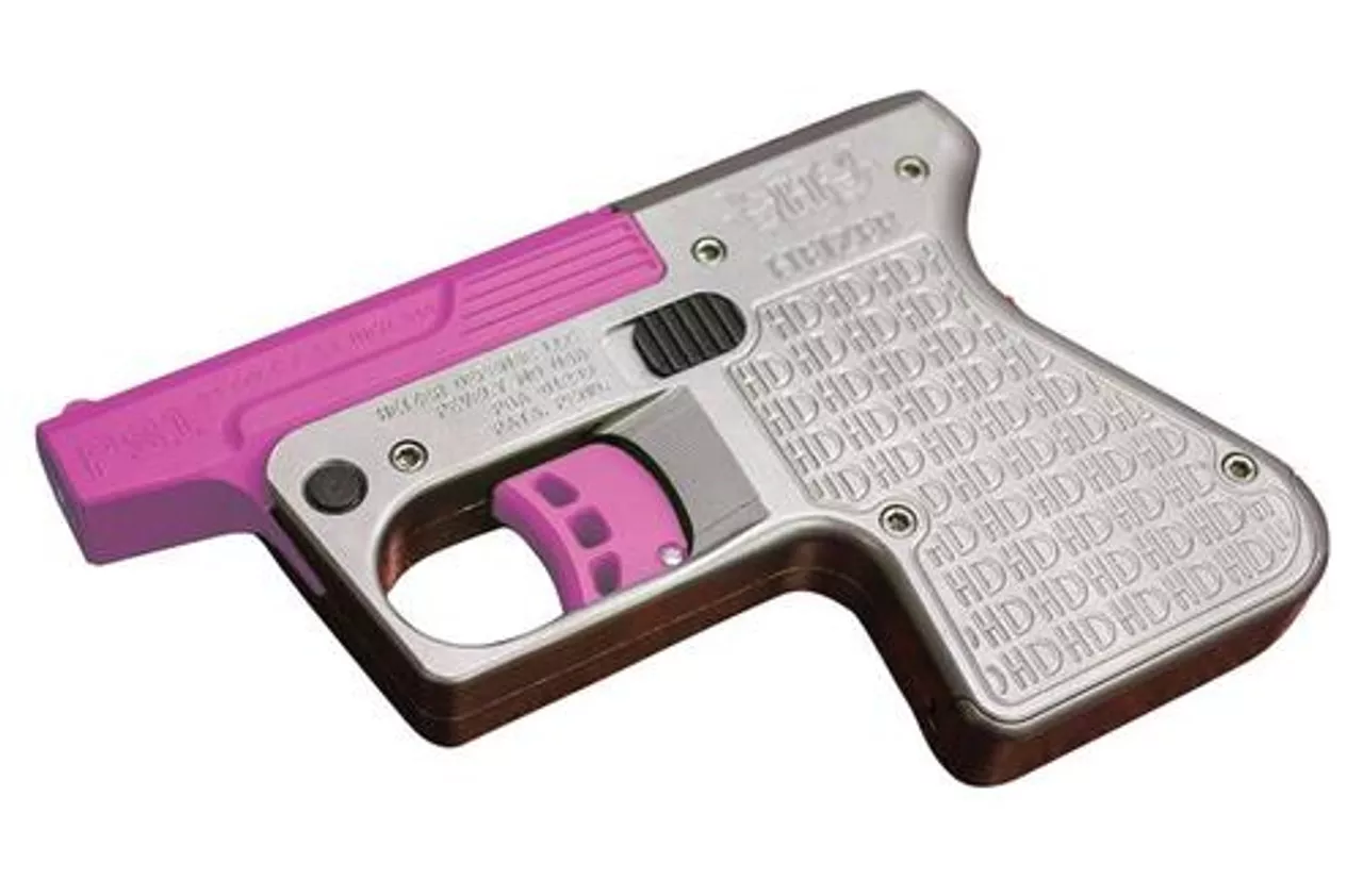 Heizer PS1 Pocket Shotgun DAO .45LC/410 Ga, 3.5″ Barrel, SS/Pink Barrel, 1rd