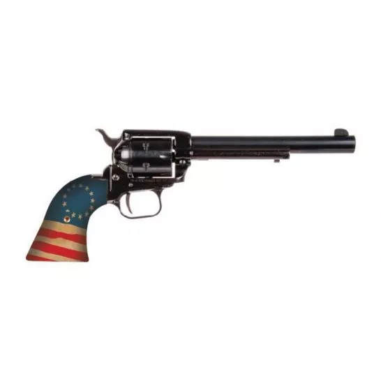 Heritage Rough Rider “Betsy Ross” .22 LR 6-Shot Revolver, 6.5″ – RR22B6-HBR