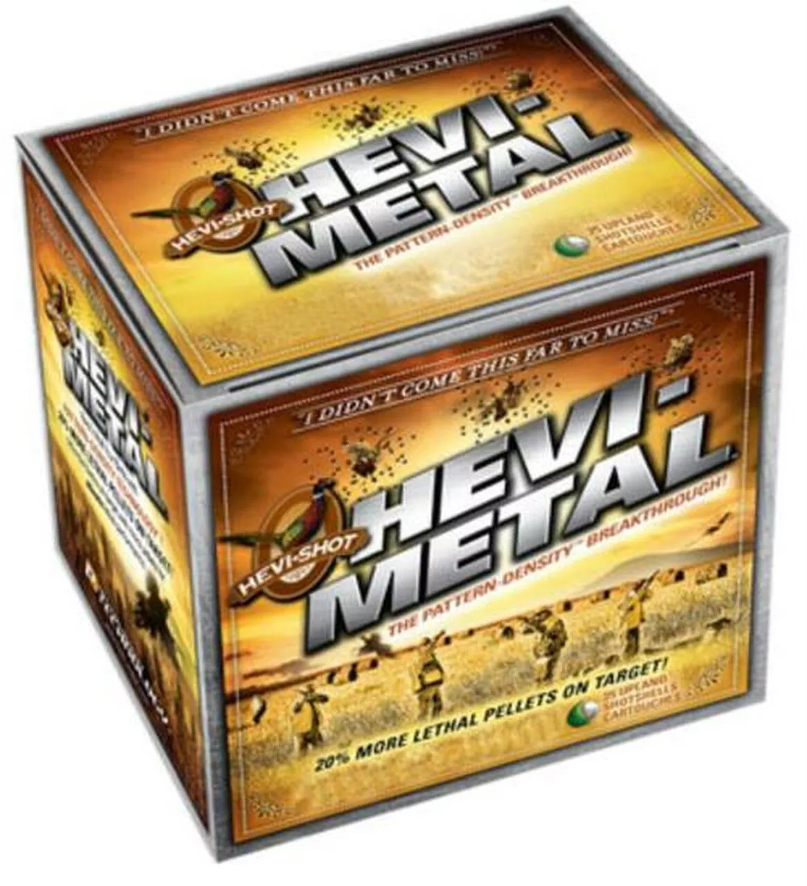 HEVI-Shot HEVI-Metal Pheasant 12 Ga, 2.75″, 1-1/8oz, 4 Shot, 25rd/Box